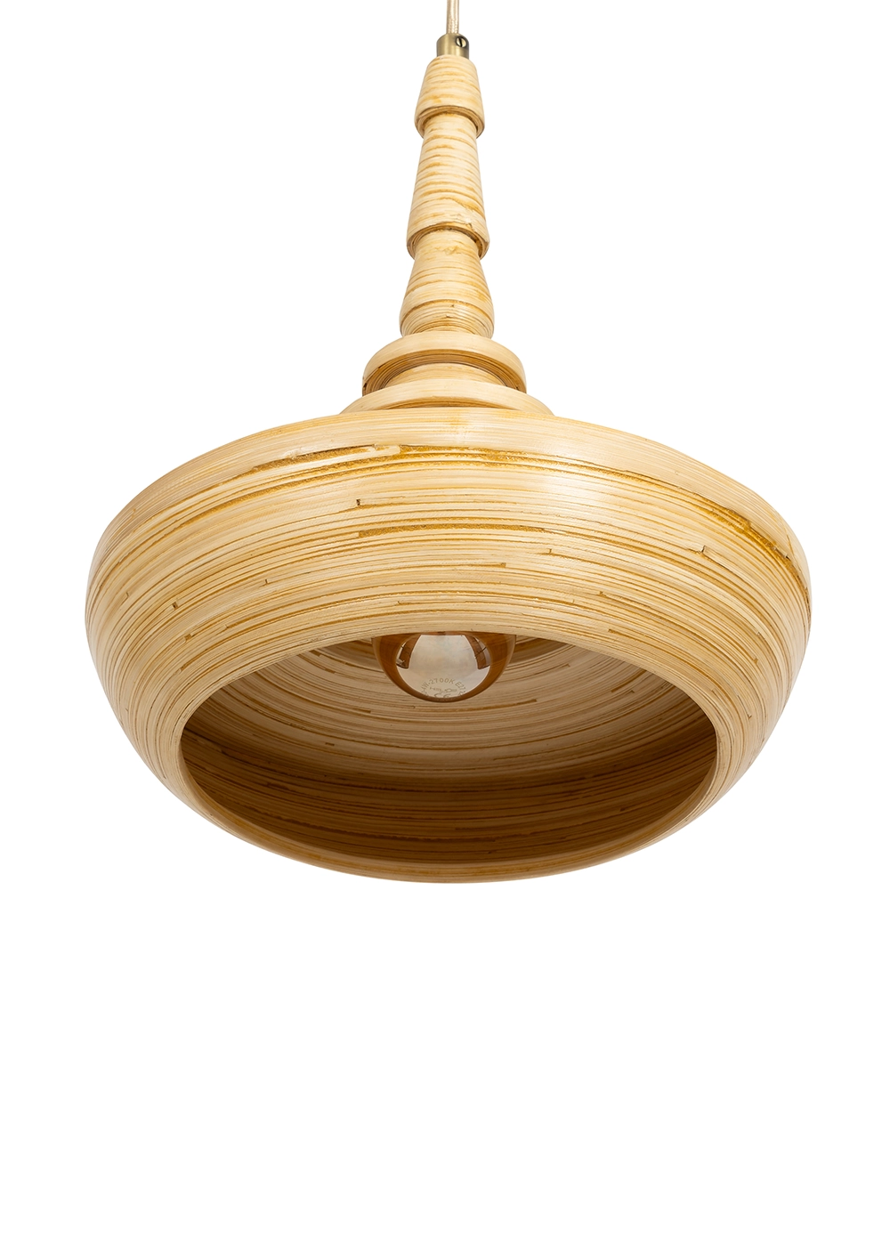 Bambu Tavan Aydınlatması Marrakesh Form 35cm