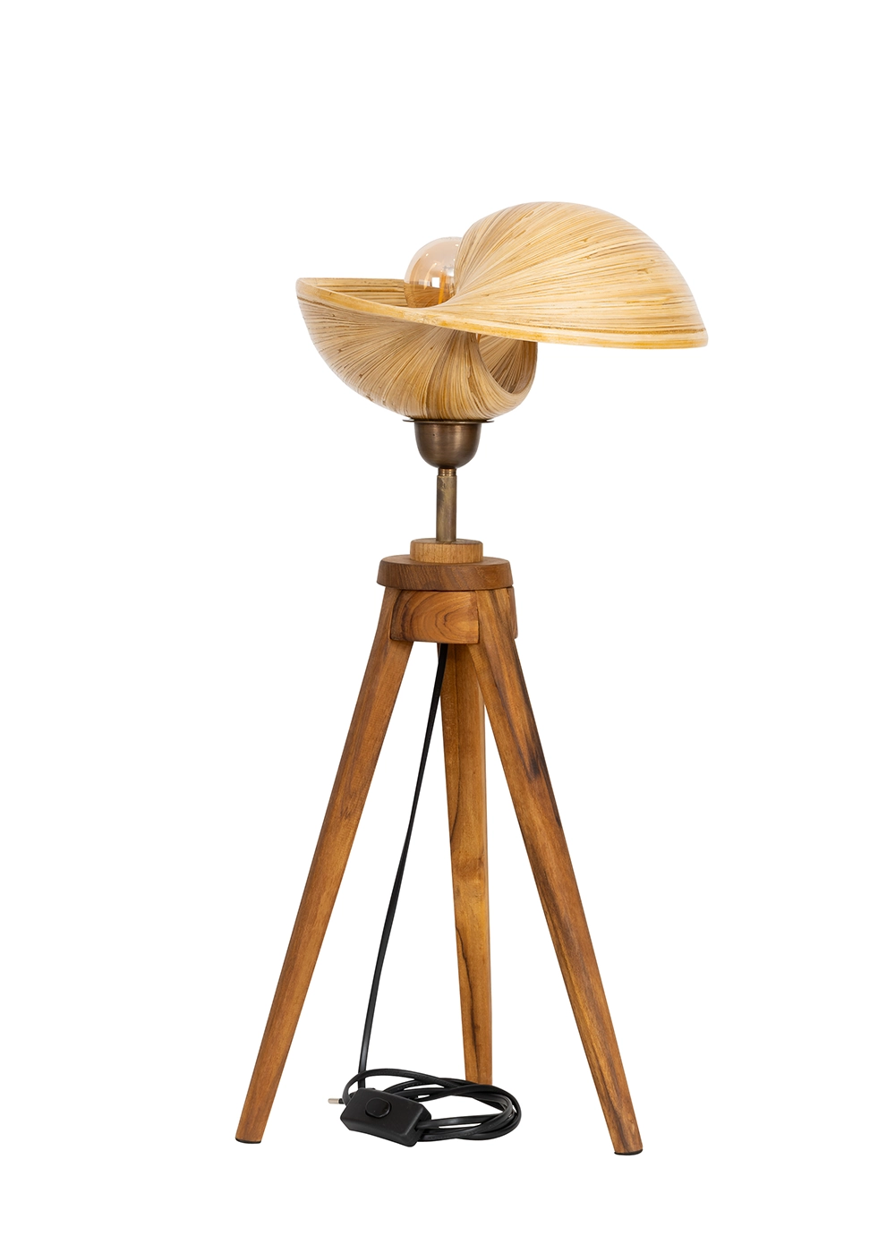 Bambu Tripod Abajur Y.58 cm