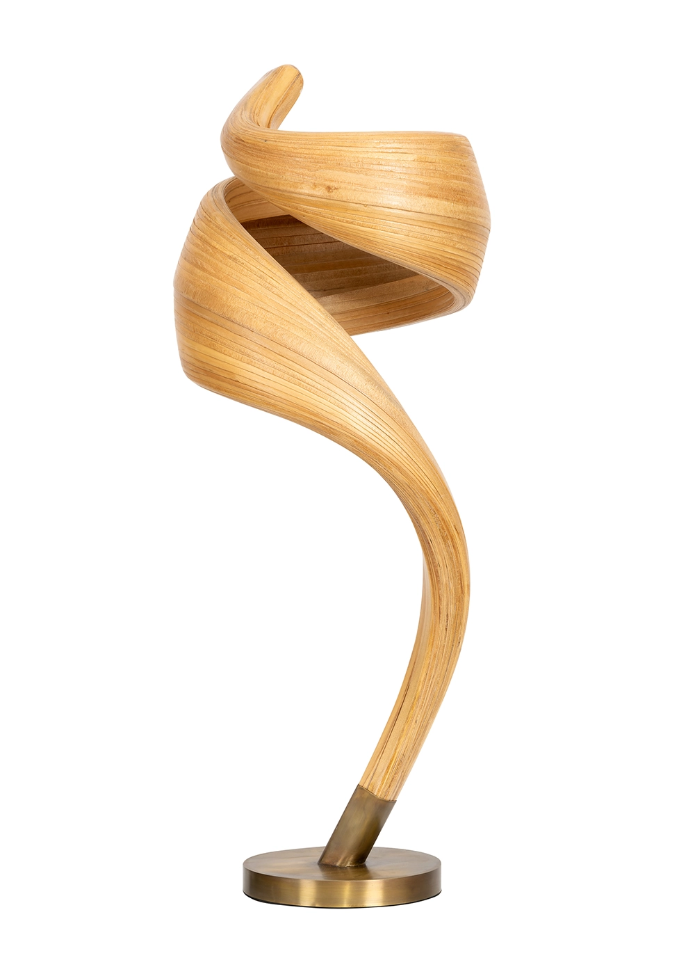Bambu Abajur Helezon Form