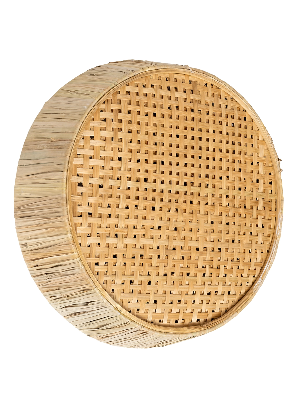 Rattan Natural Yuvarlak Aplik