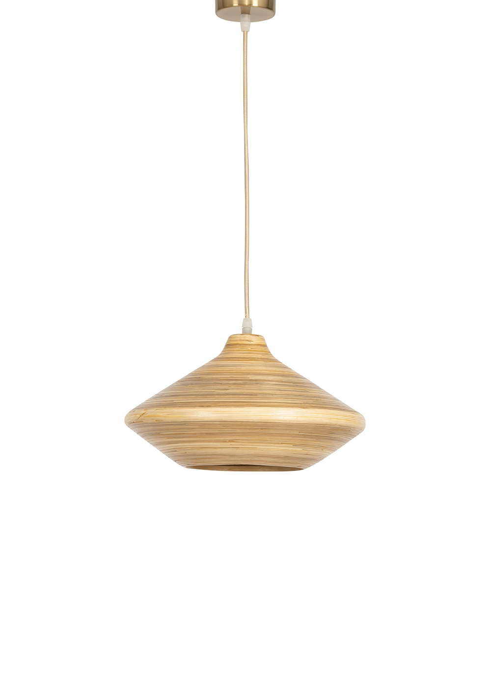Bambu Tavan Aydınlatması Ufo Form 30cm