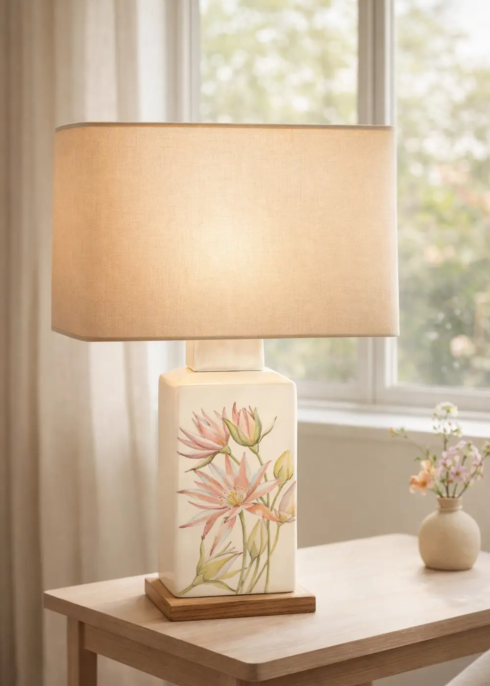 Flowers Abajur | El Yapımı Seramik