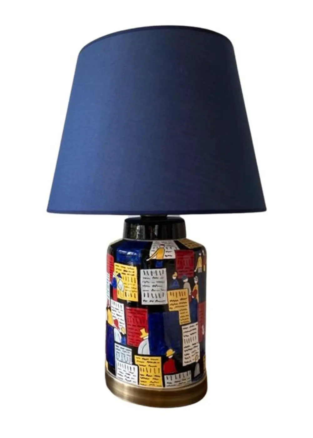 Graffiti Abajur | El Yapımı Seramik Lamba