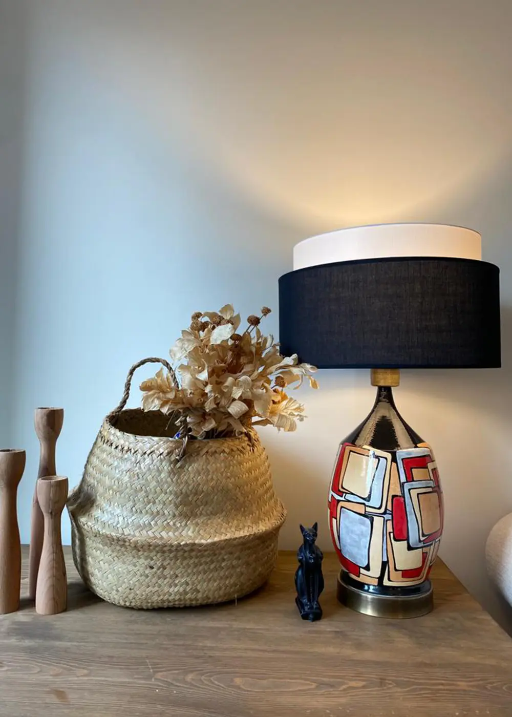 Layered Abajur – Seramik Lamba