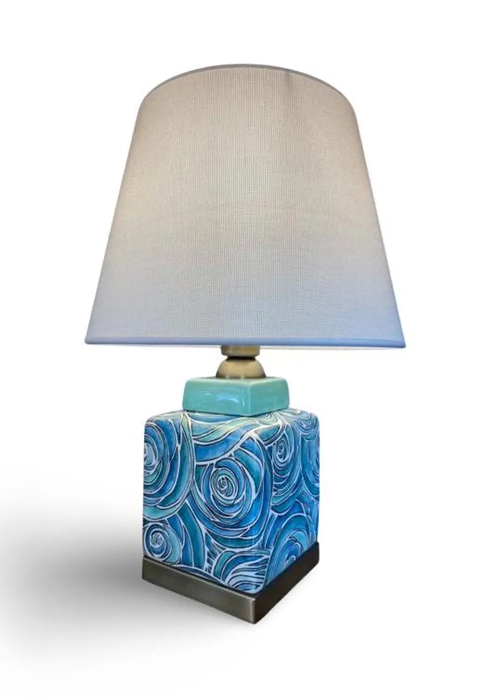 Roses Abajur | El Yapımı Yerli Seramik