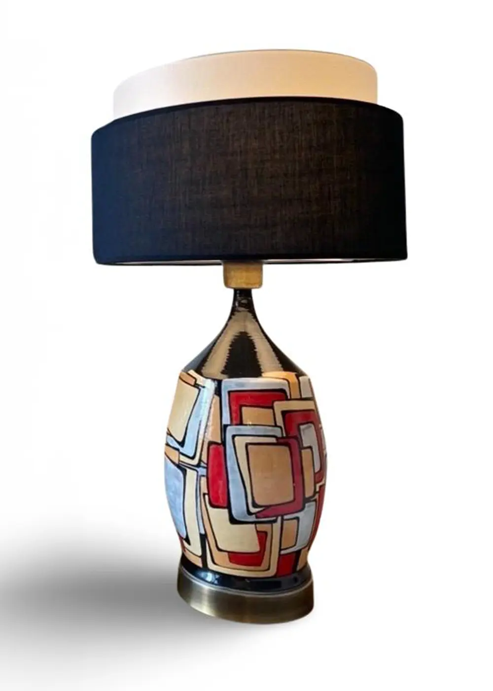 Layered Abajur – Seramik Lamba