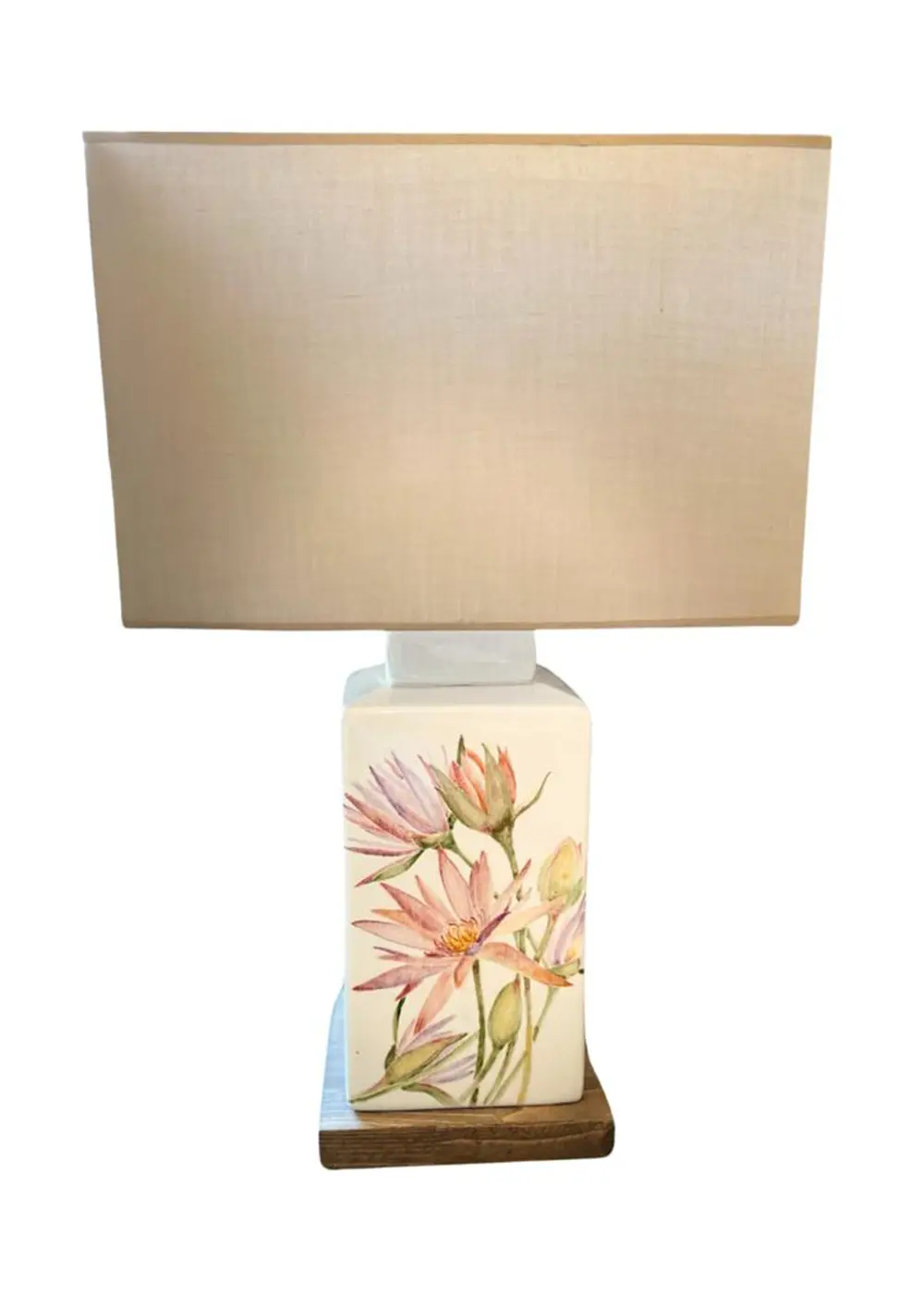 Flowers Abajur | El Yapımı Seramik