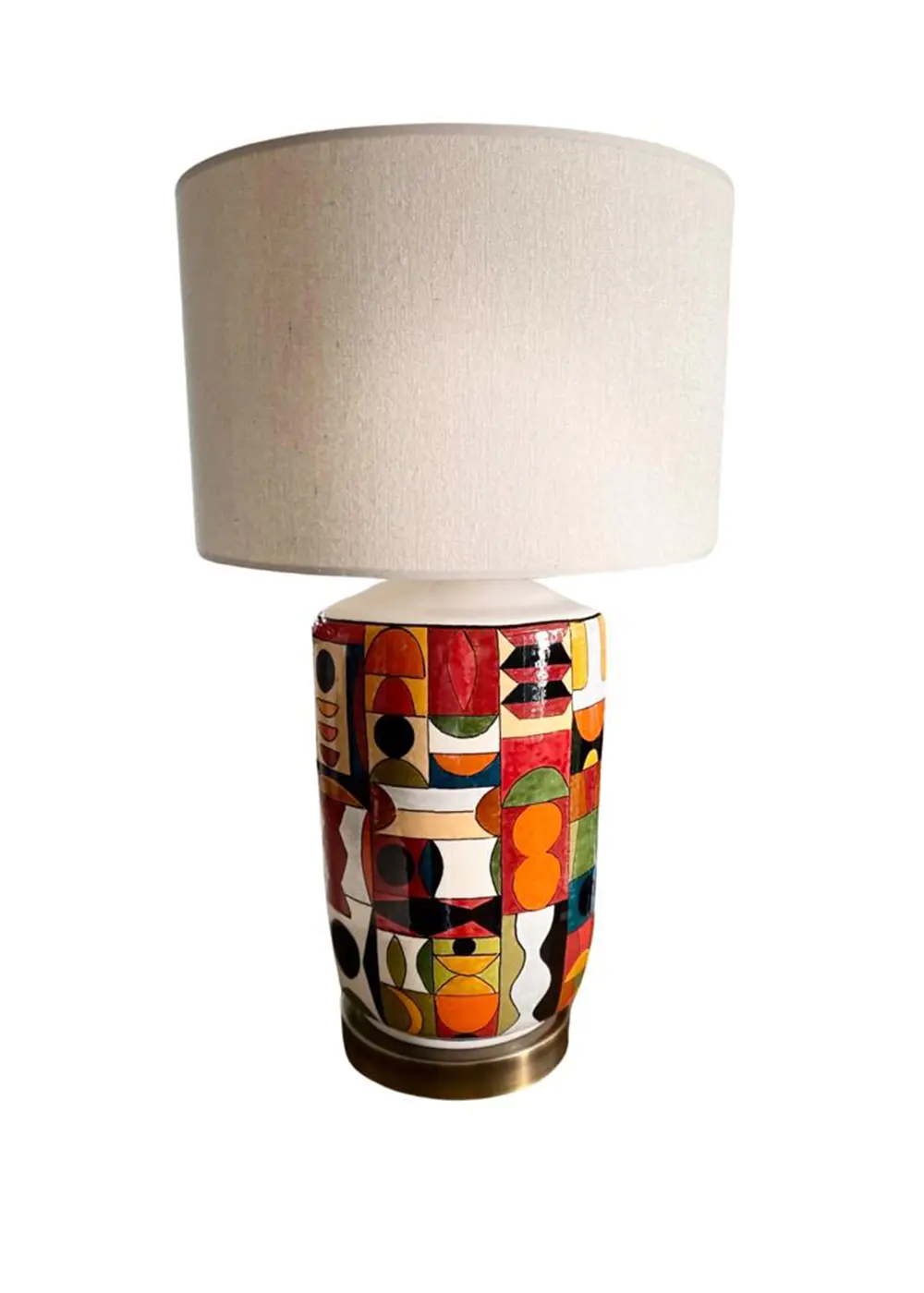 Auguste Abajur – Toprak | El Yapımı Seramik Tasarım Lamba