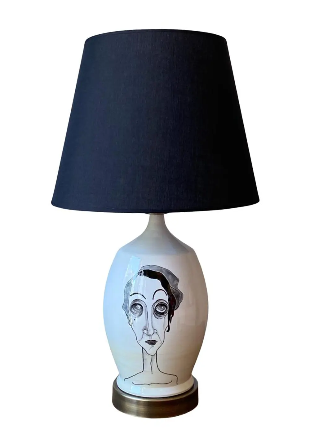 Face Abajur | El Yapımı Seramik Tasarım Lamba