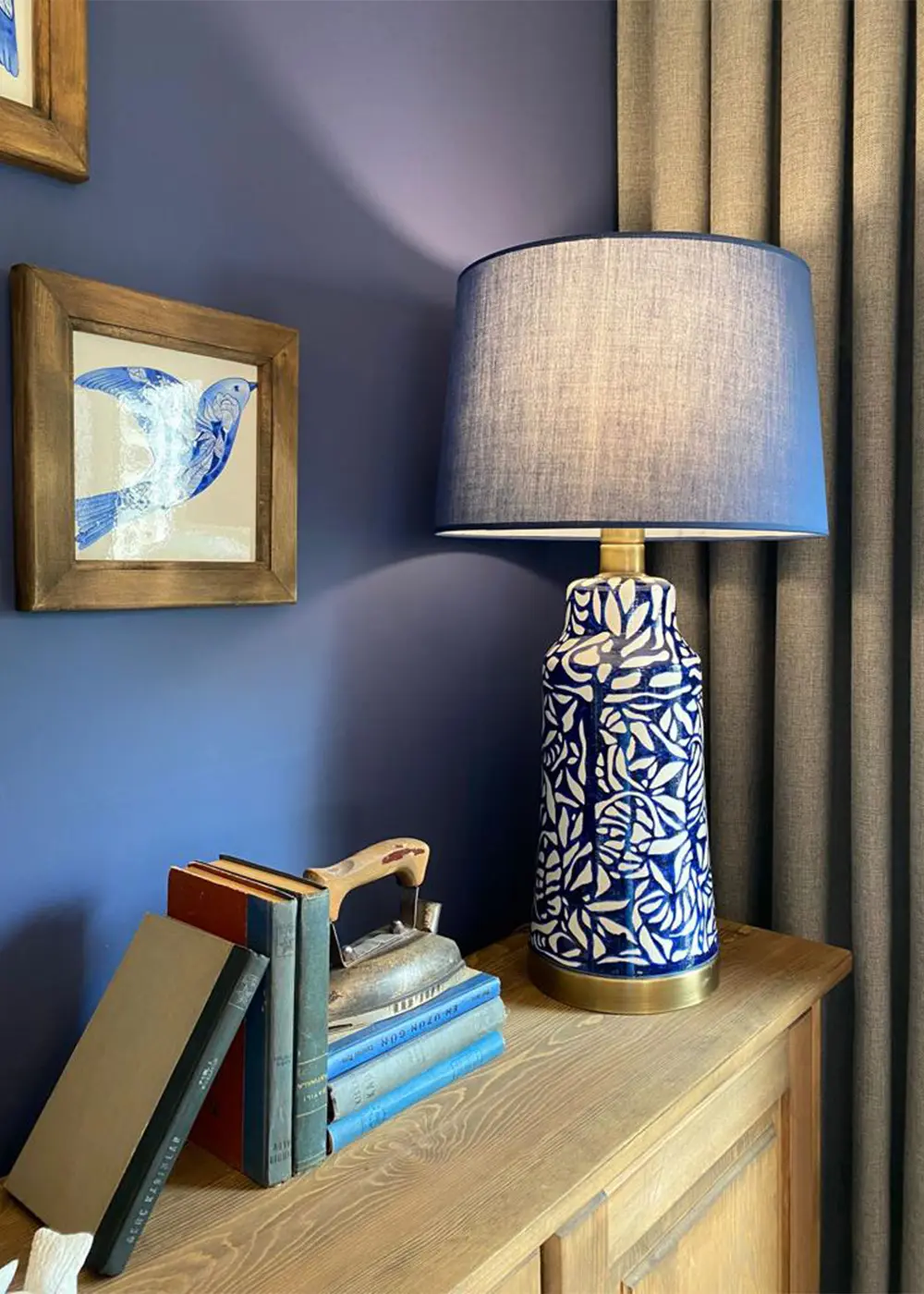 Hein Mavi Abajur | Tasarım Lamba