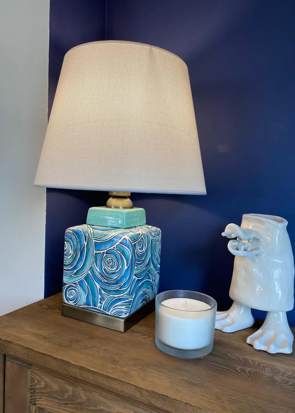 Roses Abajur | El Yapımı Yerli Seramik