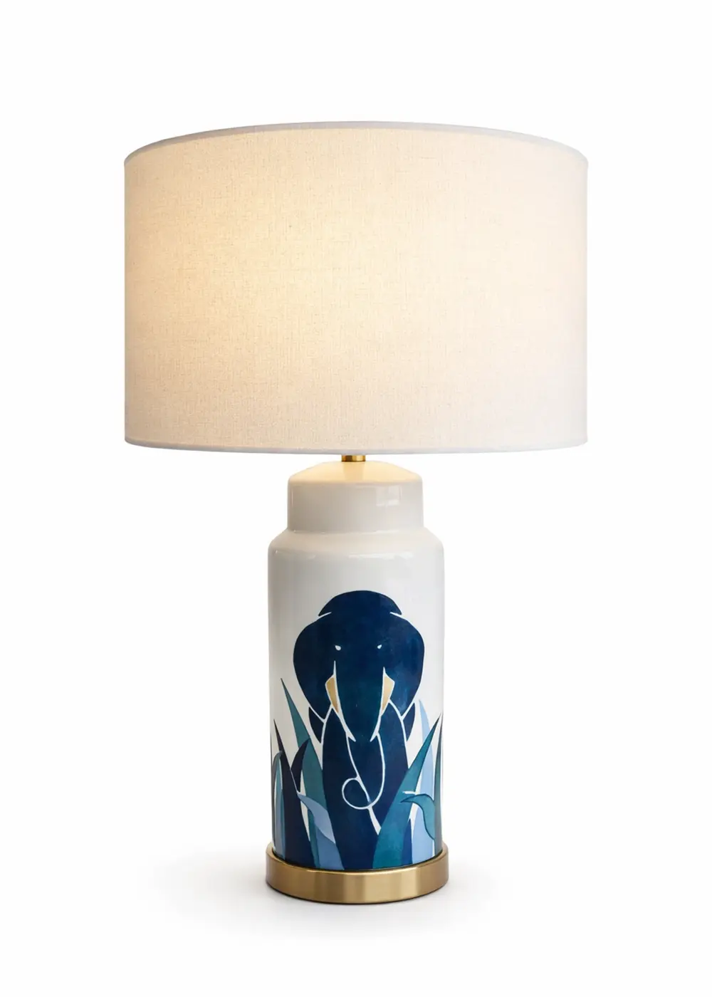 Elephant Abajur | El Yapımı Seramik Tasarım Lamba