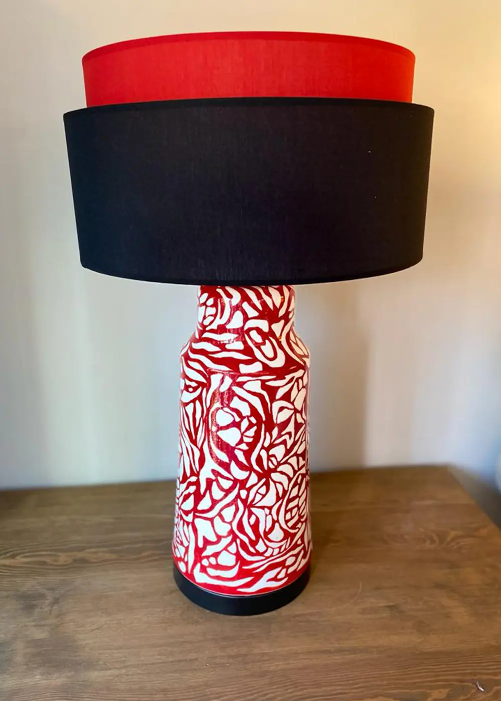 Hein Kırmızı Abajur | Tasarım Lamba