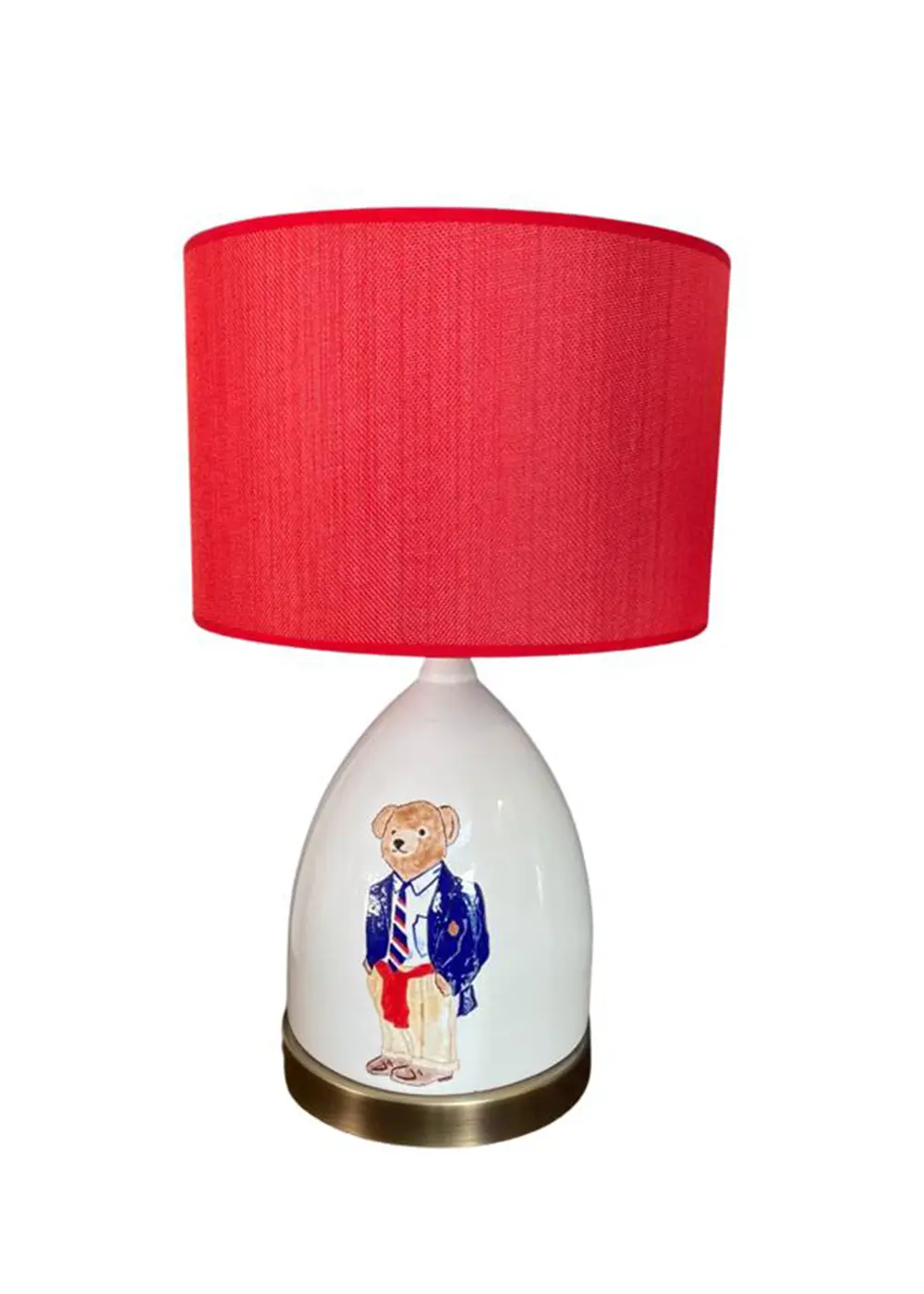 Teddy Abajur – El Yapımı Seramik Lamba