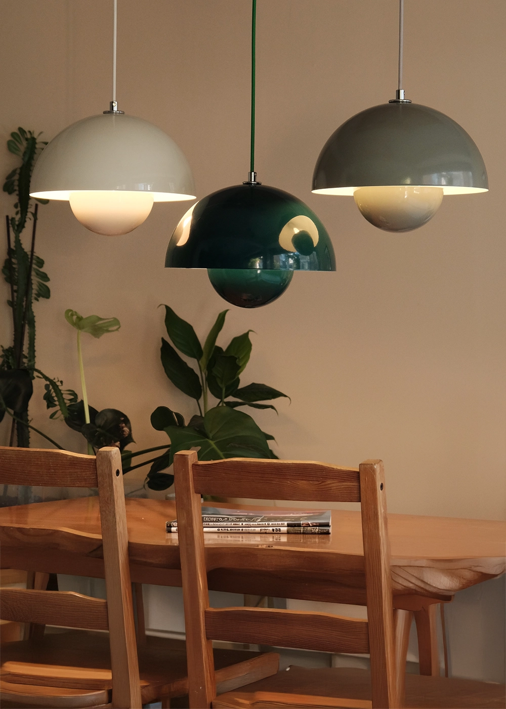 Flowerpot Gri Sarkıt Lamba
