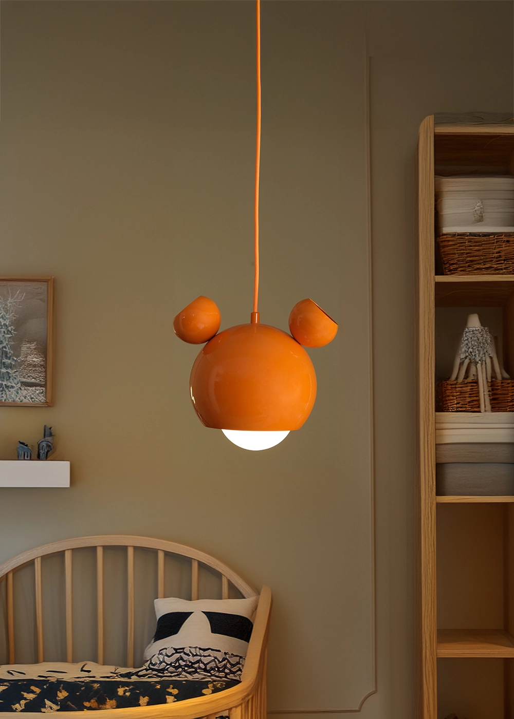 Mickey Turuncu Sarkıt Lamba