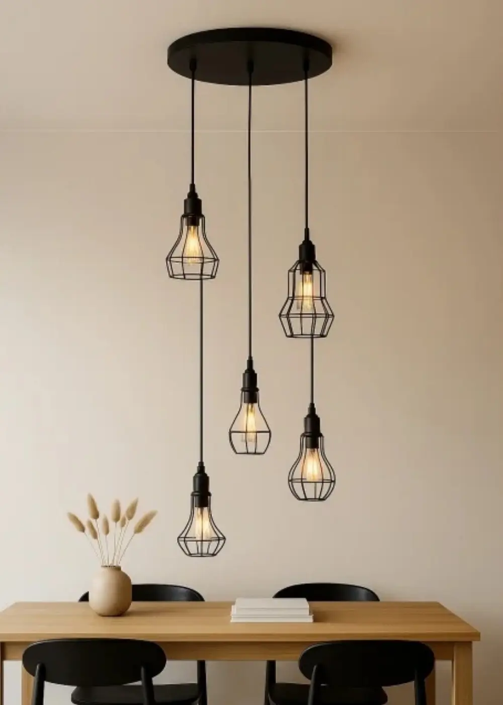 Loft Grid 5'li Sarkıt Avize