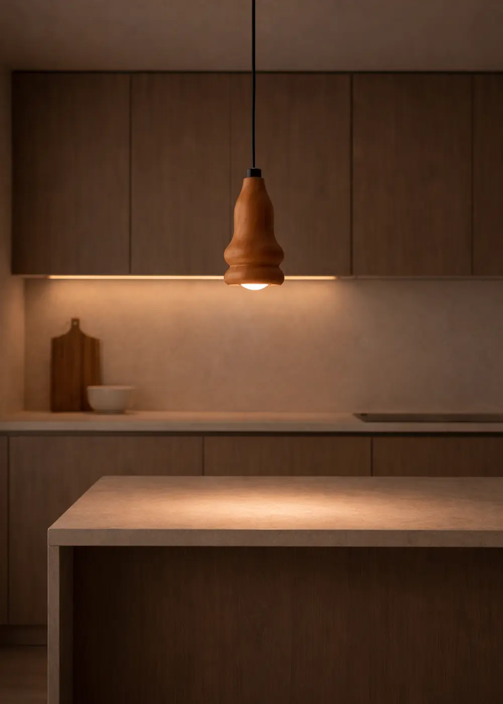 Lucius Ahşap Sarkıt Aydınlatma