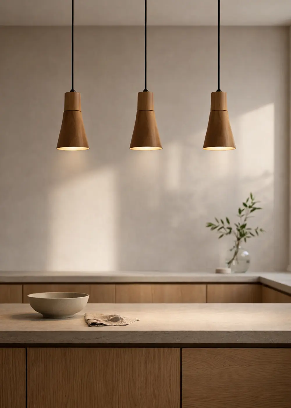 Vento Ahşap Sarkıt Aydınlatma