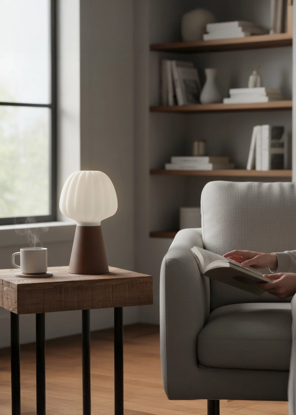 FLOFFY Kahverengi Abajur