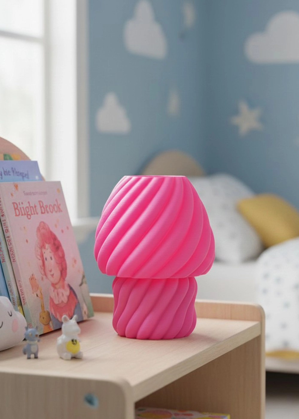 Twoffy Abajur: Renkli, Modern ve Sürdürülebilir Masa Lambası