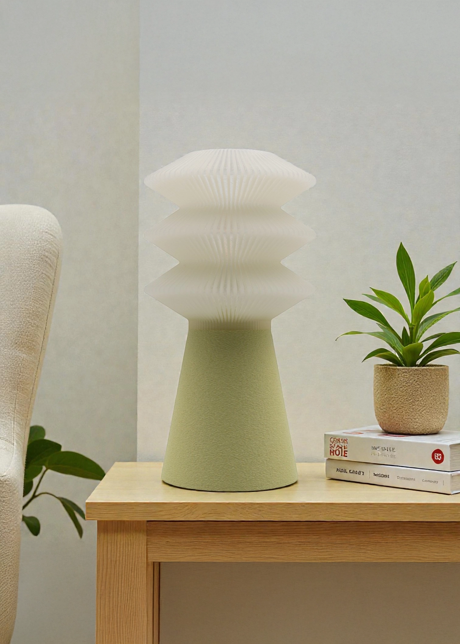 FLOPEAK Sarı Abajur