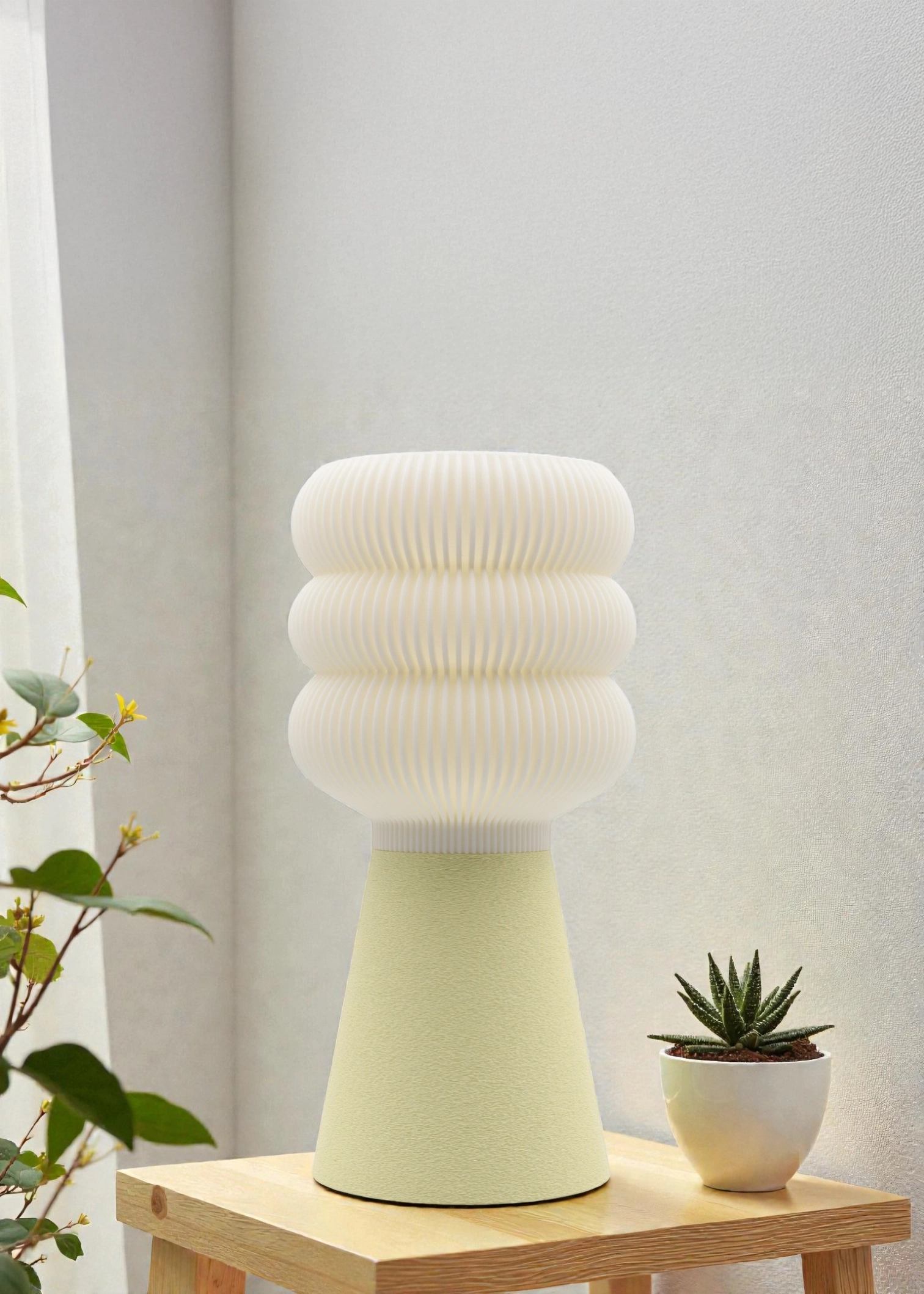 FLONEST Sarı Abajur