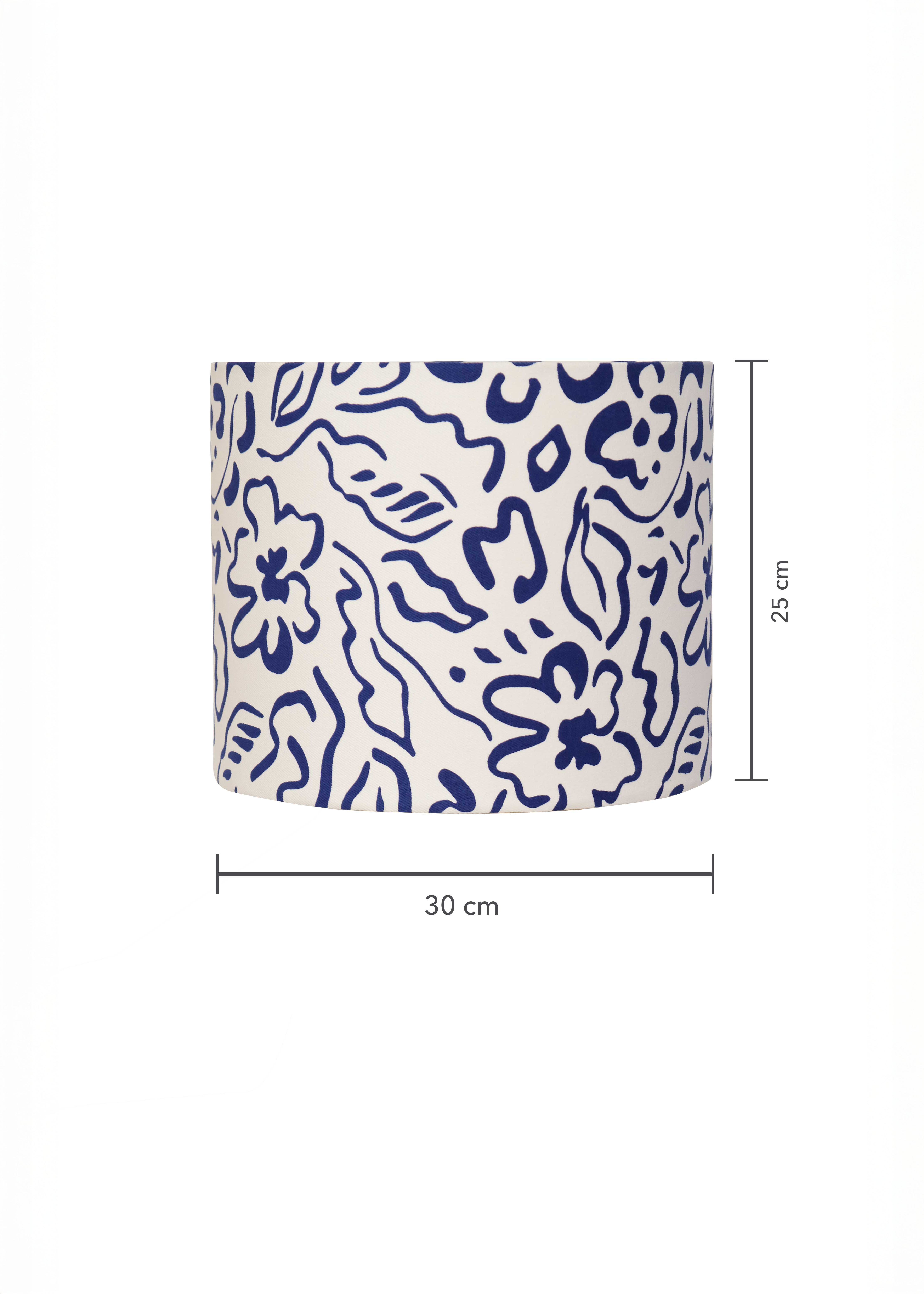 Cool Blue Abajur Başlığı