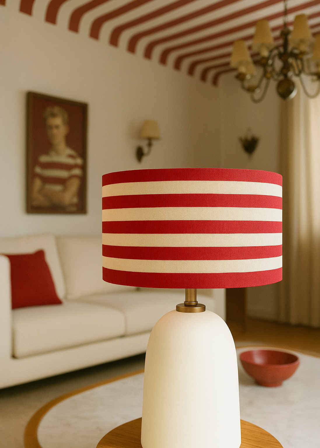 Red Rhythm Abajur Başlığı