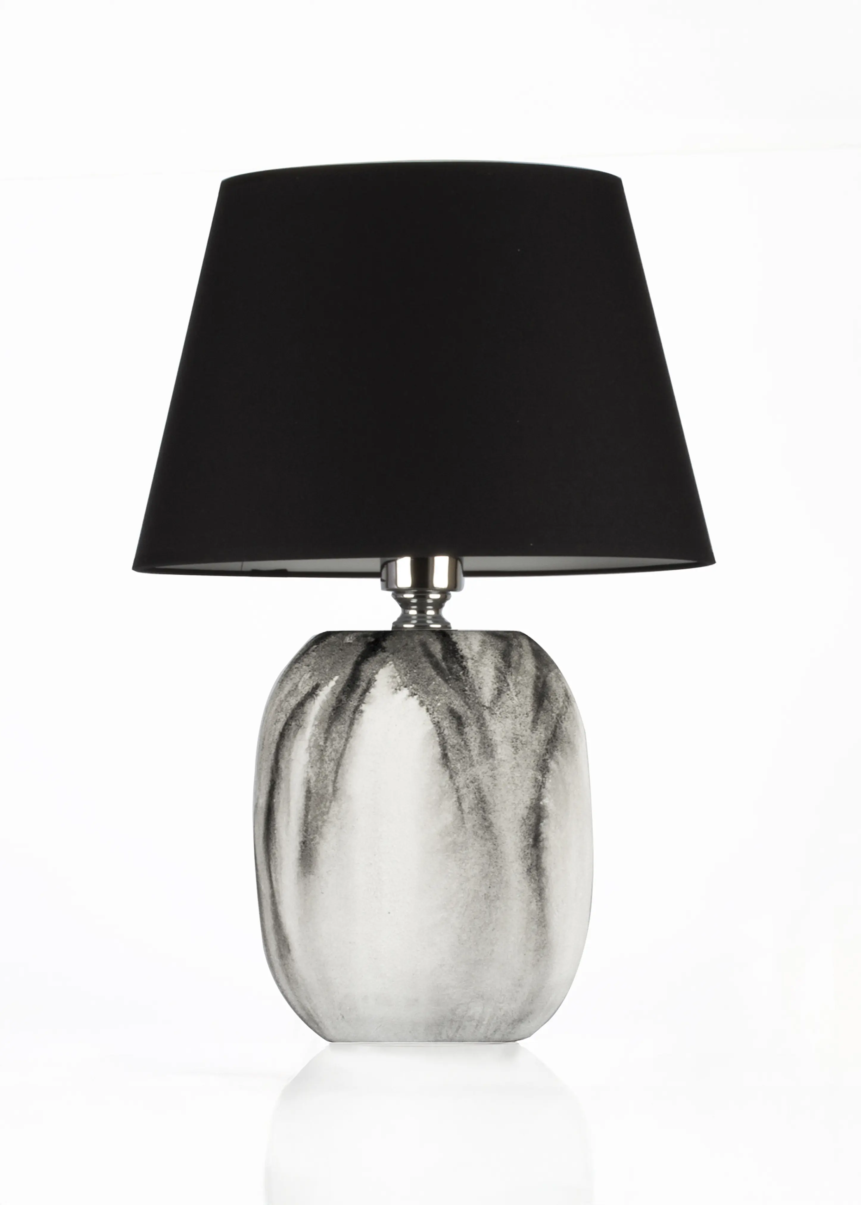 Batik Desen Adrien Seramik Abajur-Siyah Başlık