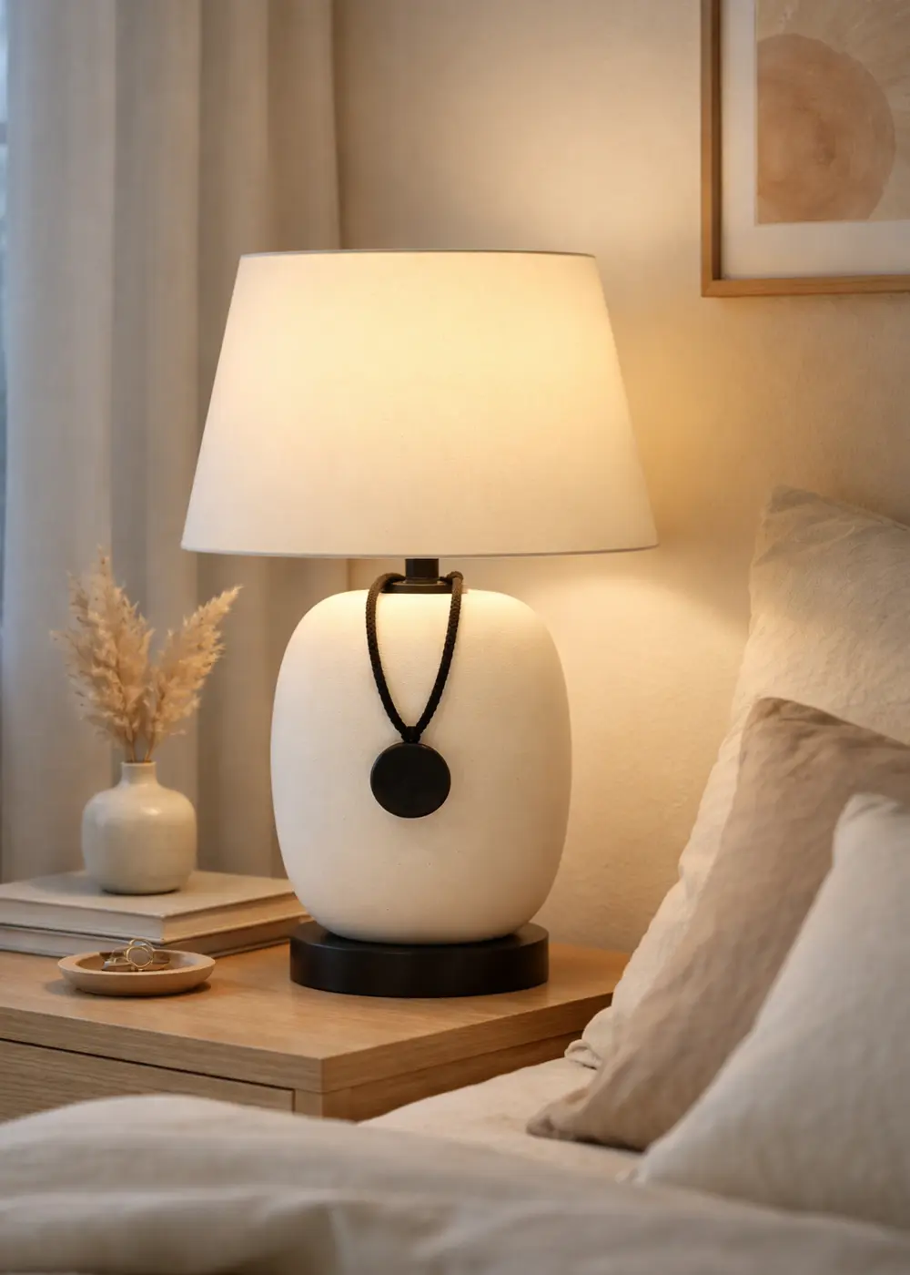 Nairobi Seramik Abajur – Krem Başlık