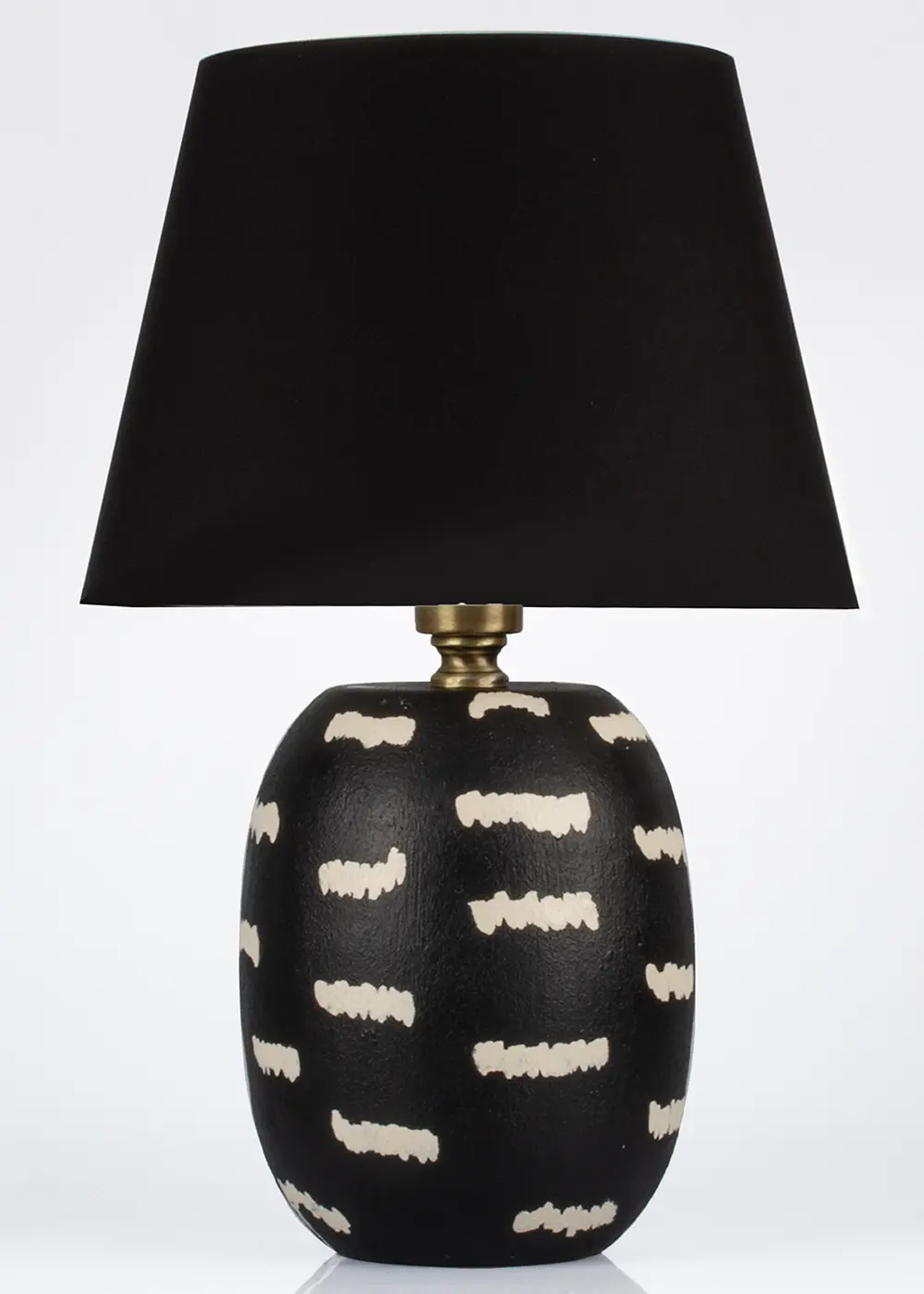 Siyah Renk Dakota Seramik Abajur – Siyah  Başlık