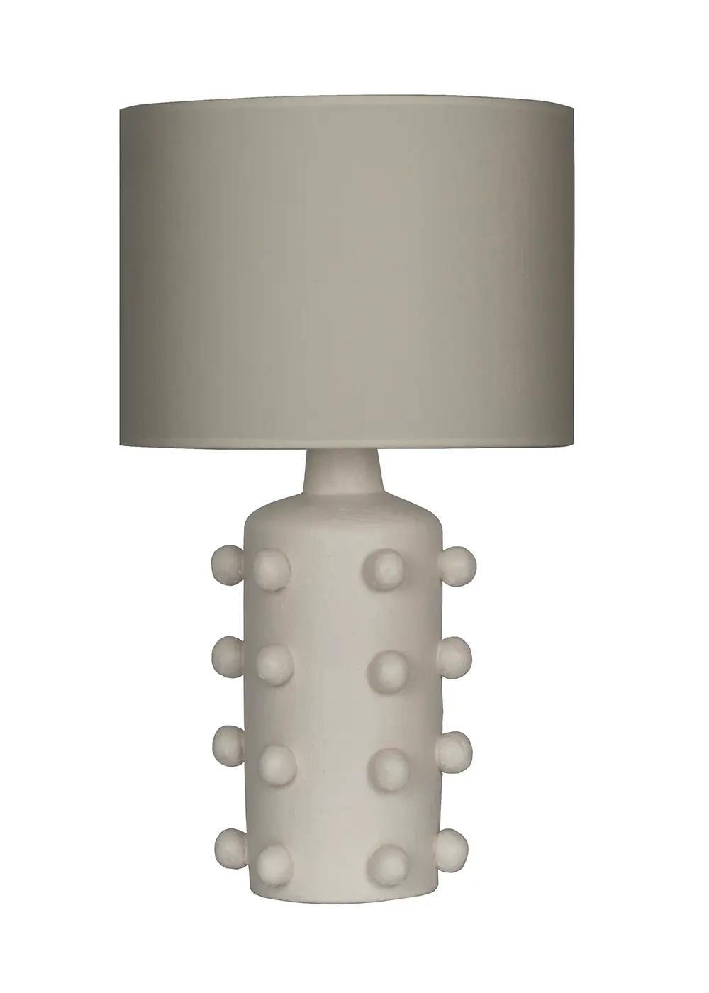 Valencia Seramik Taş Renk Abajur – Taş Renk Başlık