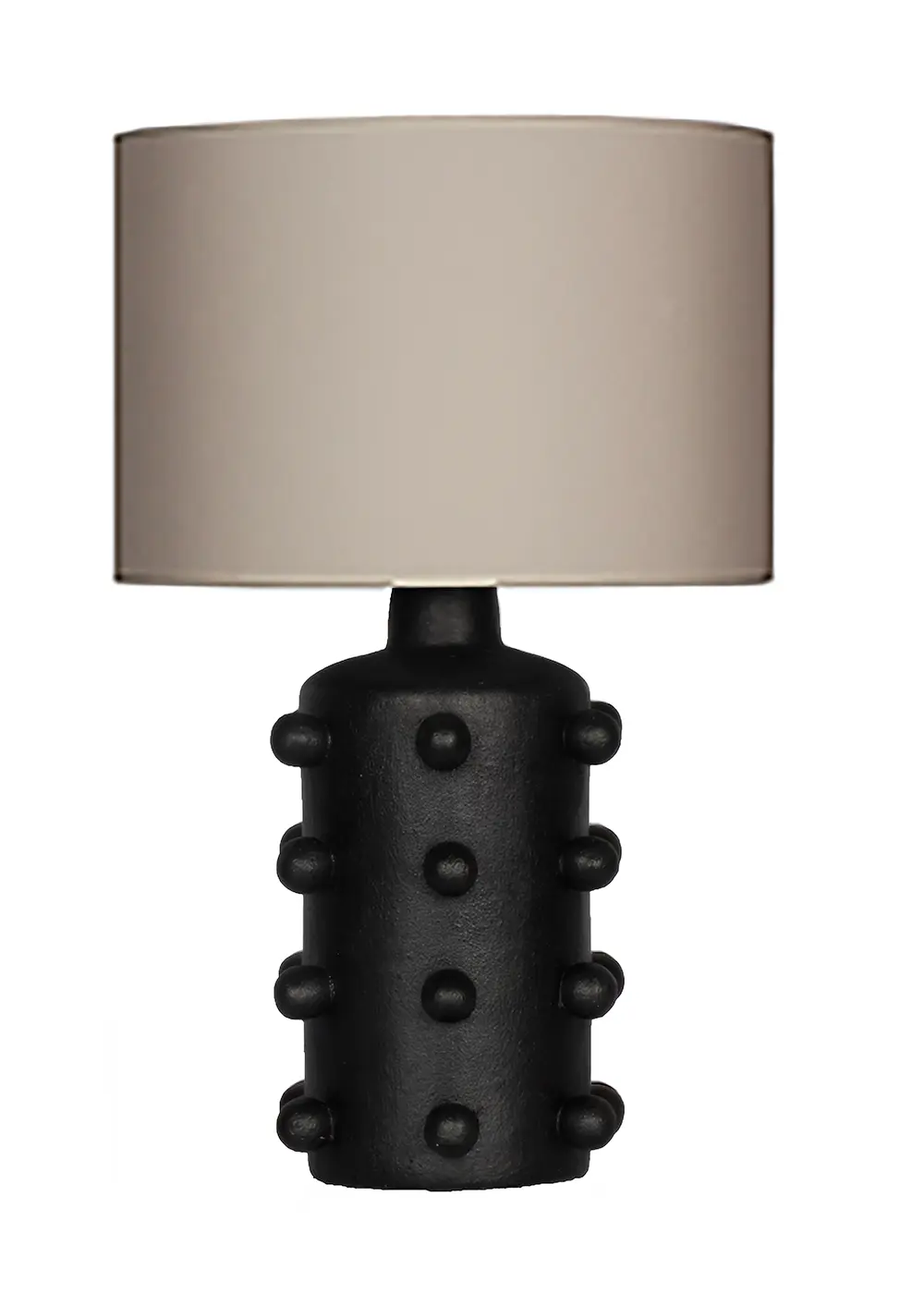 Valencia Seramik Siyah Renk Abajur – Bej Başlık