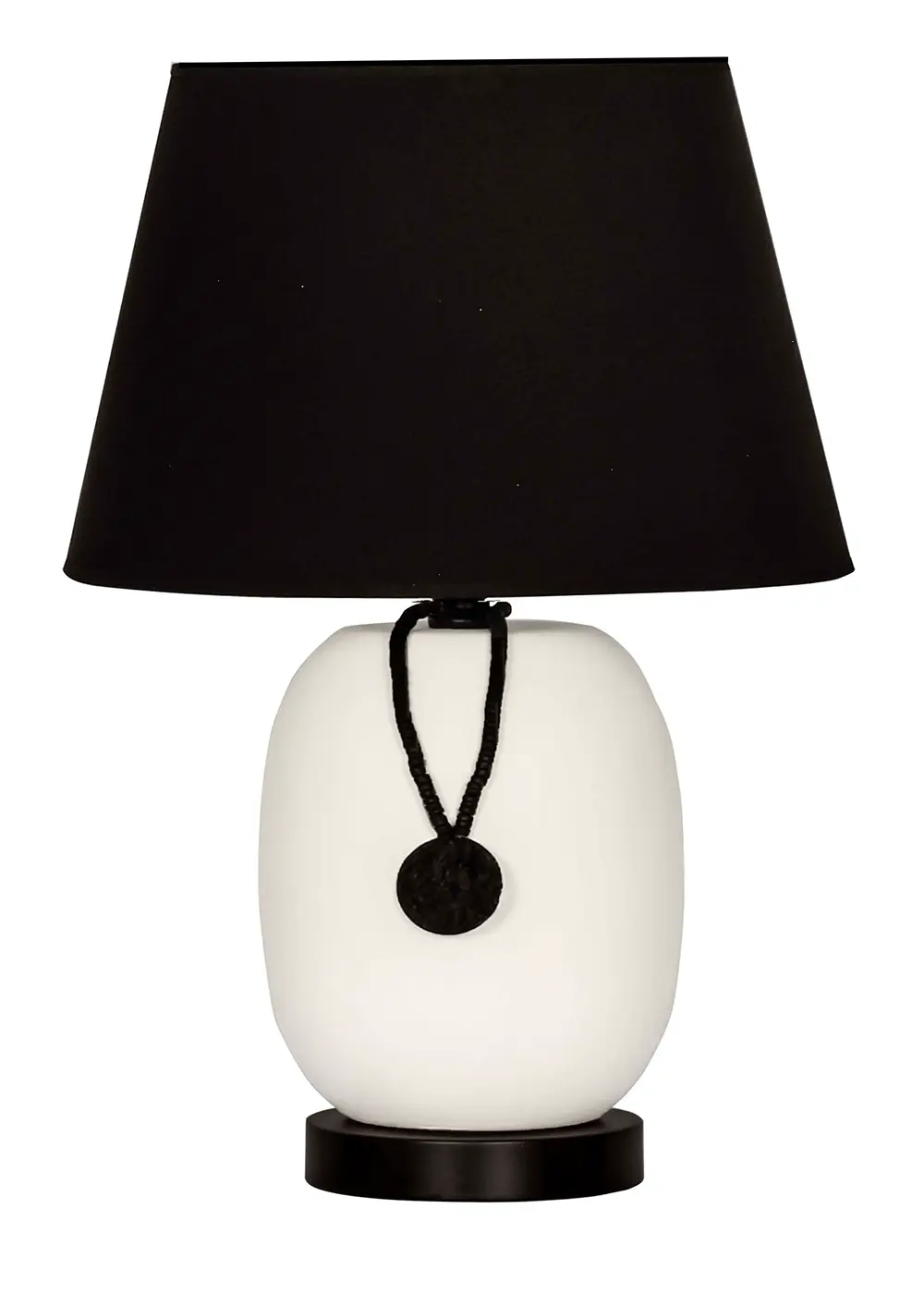 Nairobi Seramik Abajur – Siyah Başlık