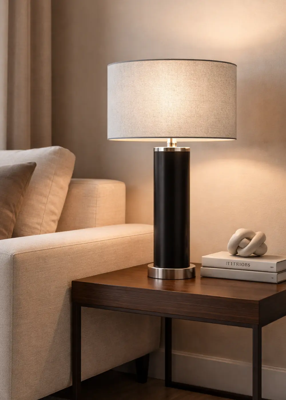 Monaco Silver Abajur – Gri tonlu Şapka