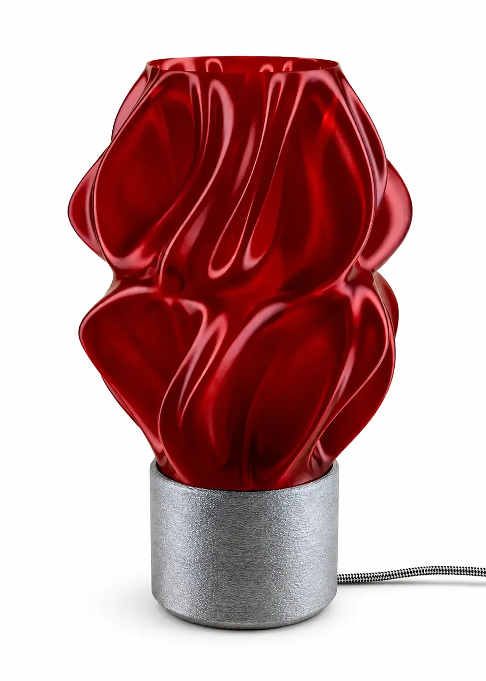 Fluid Silver / Scarlet Masa Lambası