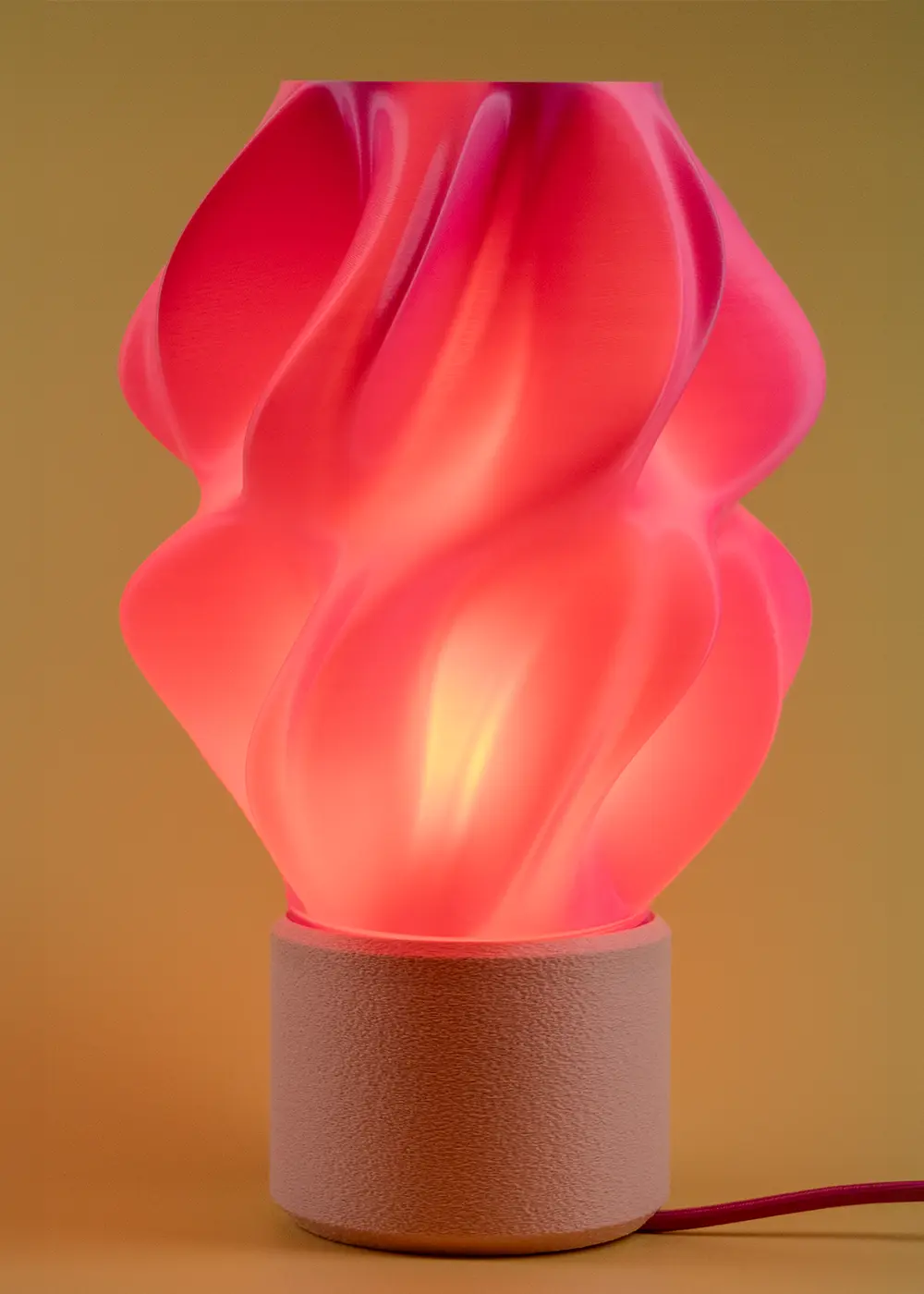 Fluid Rose / Pink Masa Lambası