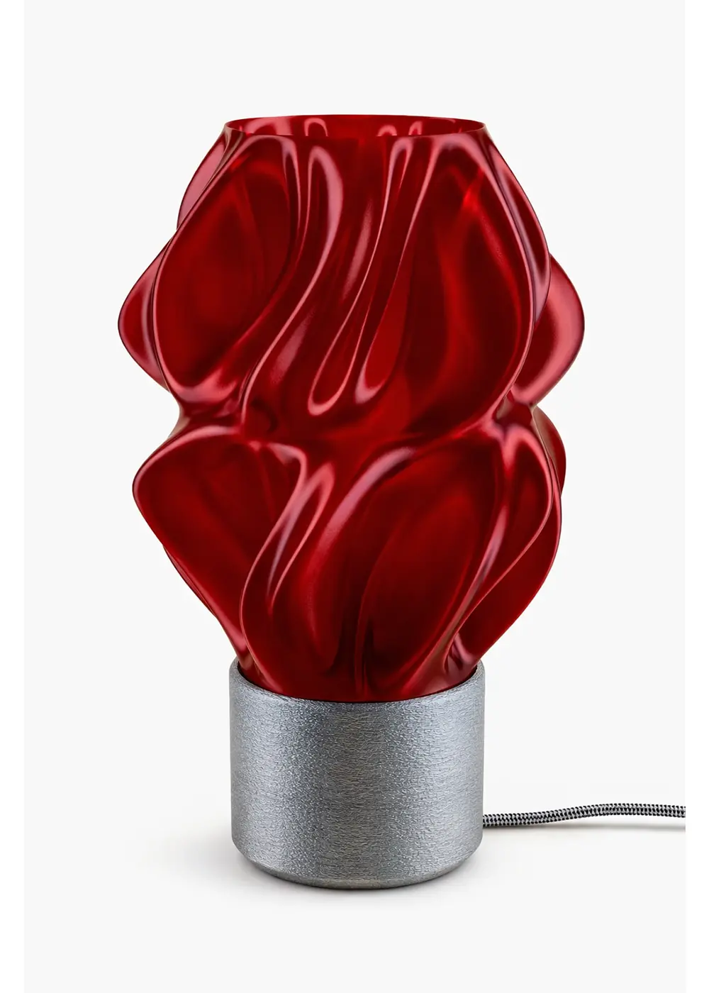 Fluid Silver / Scarlet Masa Lambası