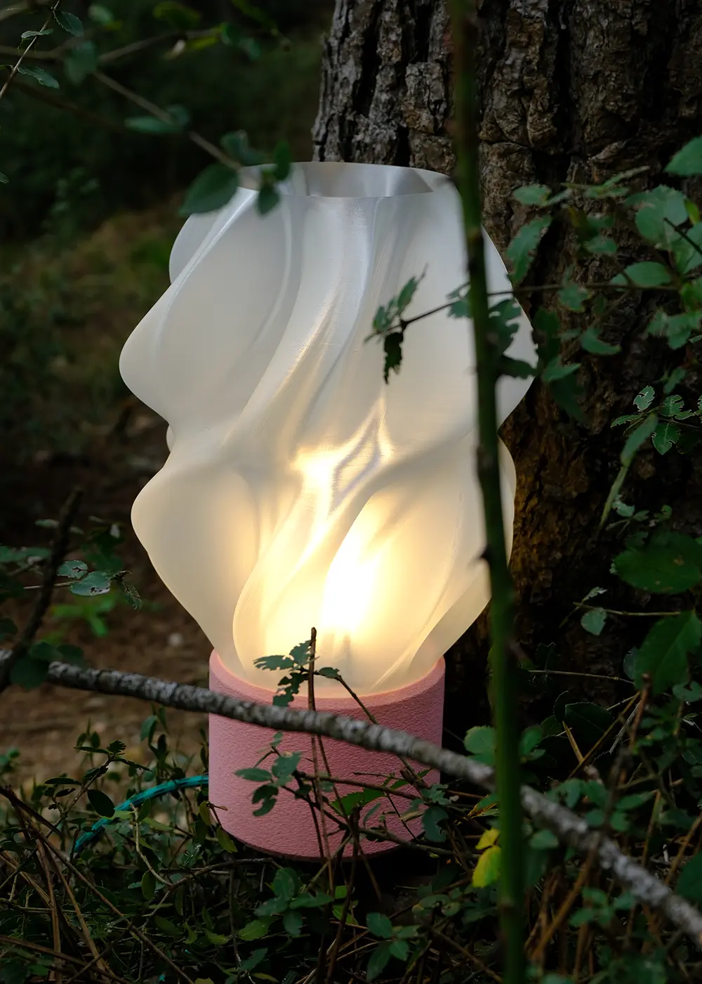 Fluid Clear / Rose Masa Lambası