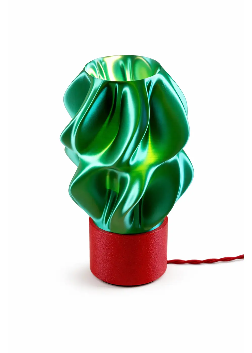 Fluid Emerald / Crimson Masa Lambası