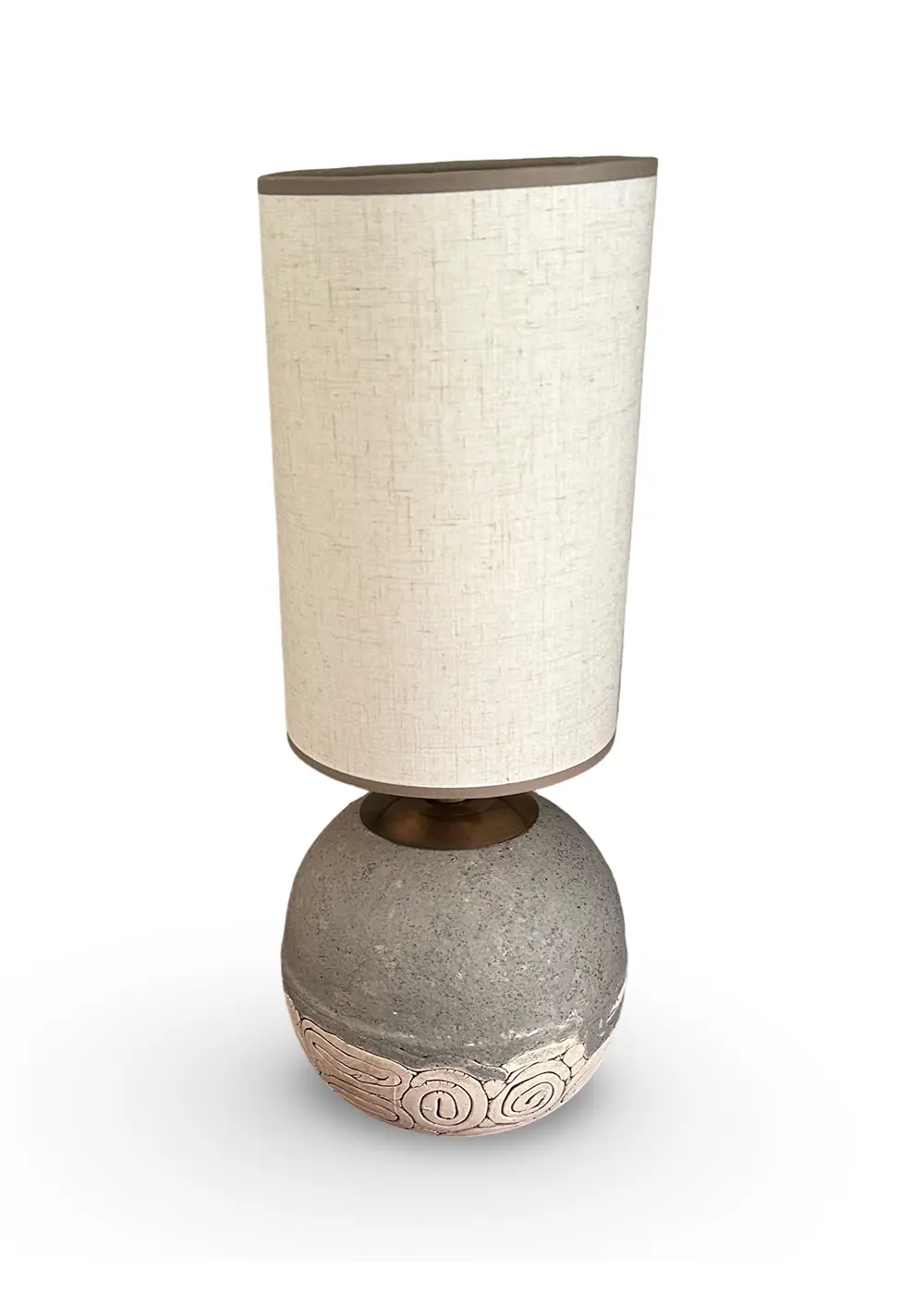 Naturel Abajur - El Yapımı Seramik