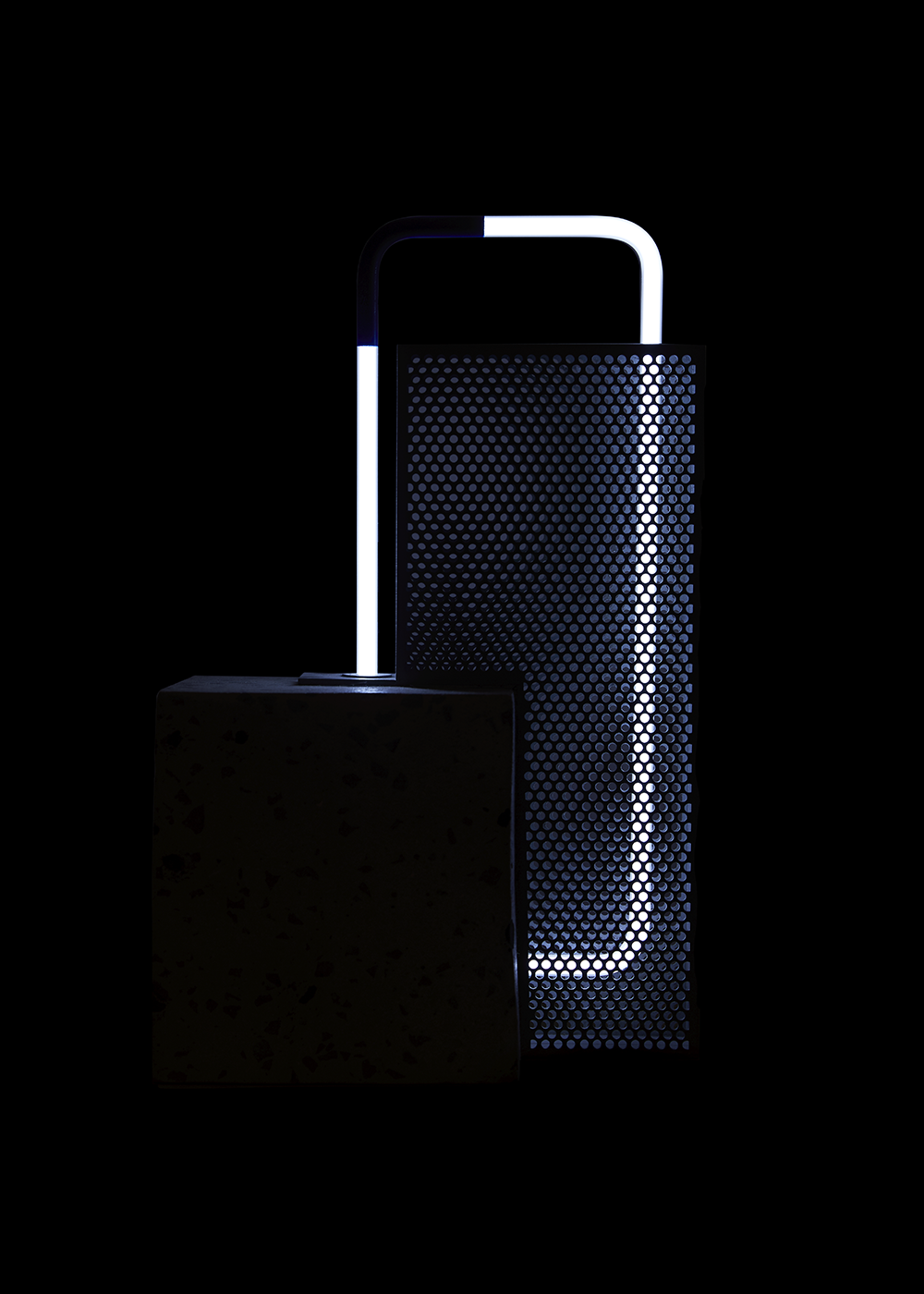 The Moire - Cube Masa Lambası