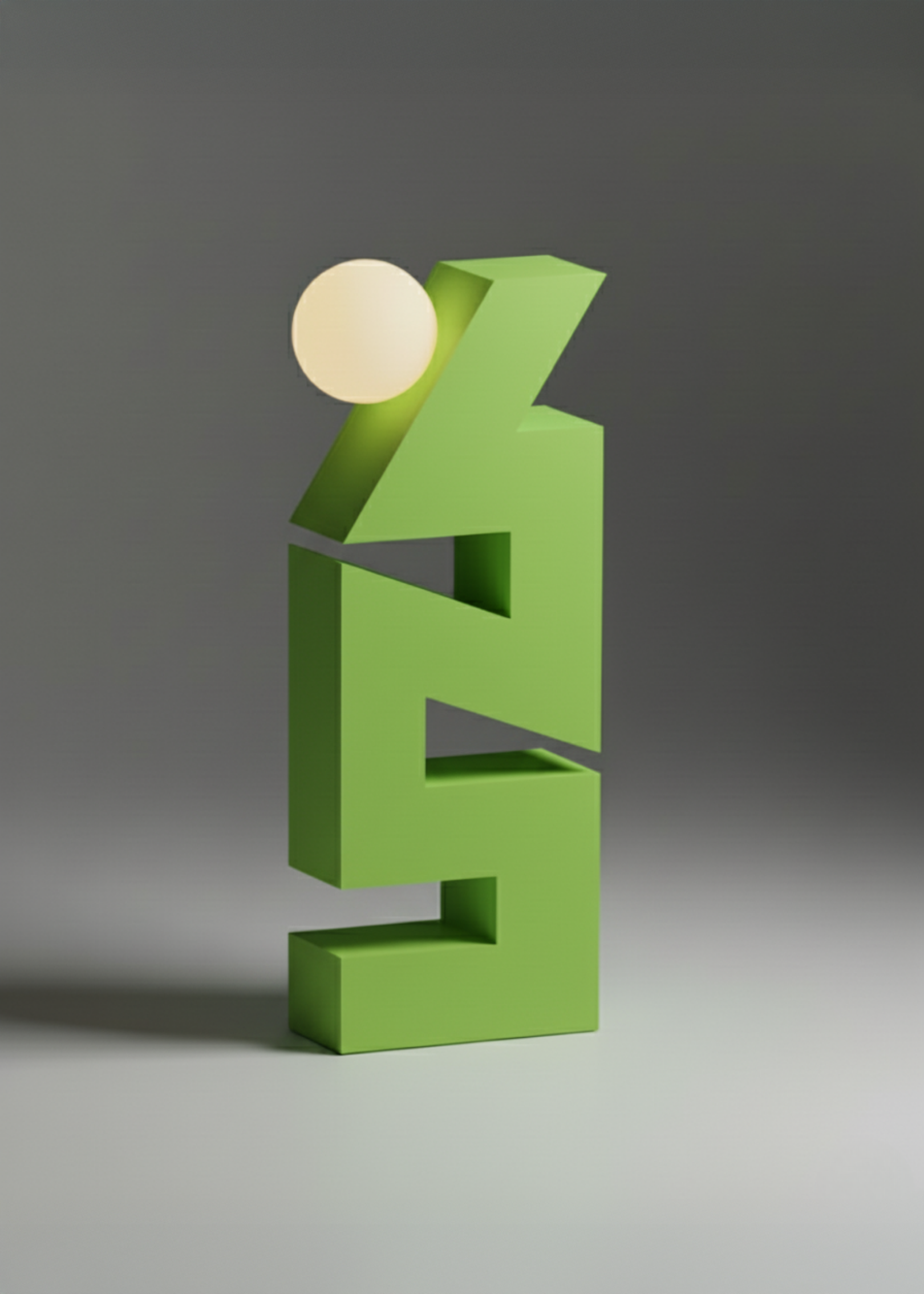 onn ZAG - Tasarım Lambader - LIME