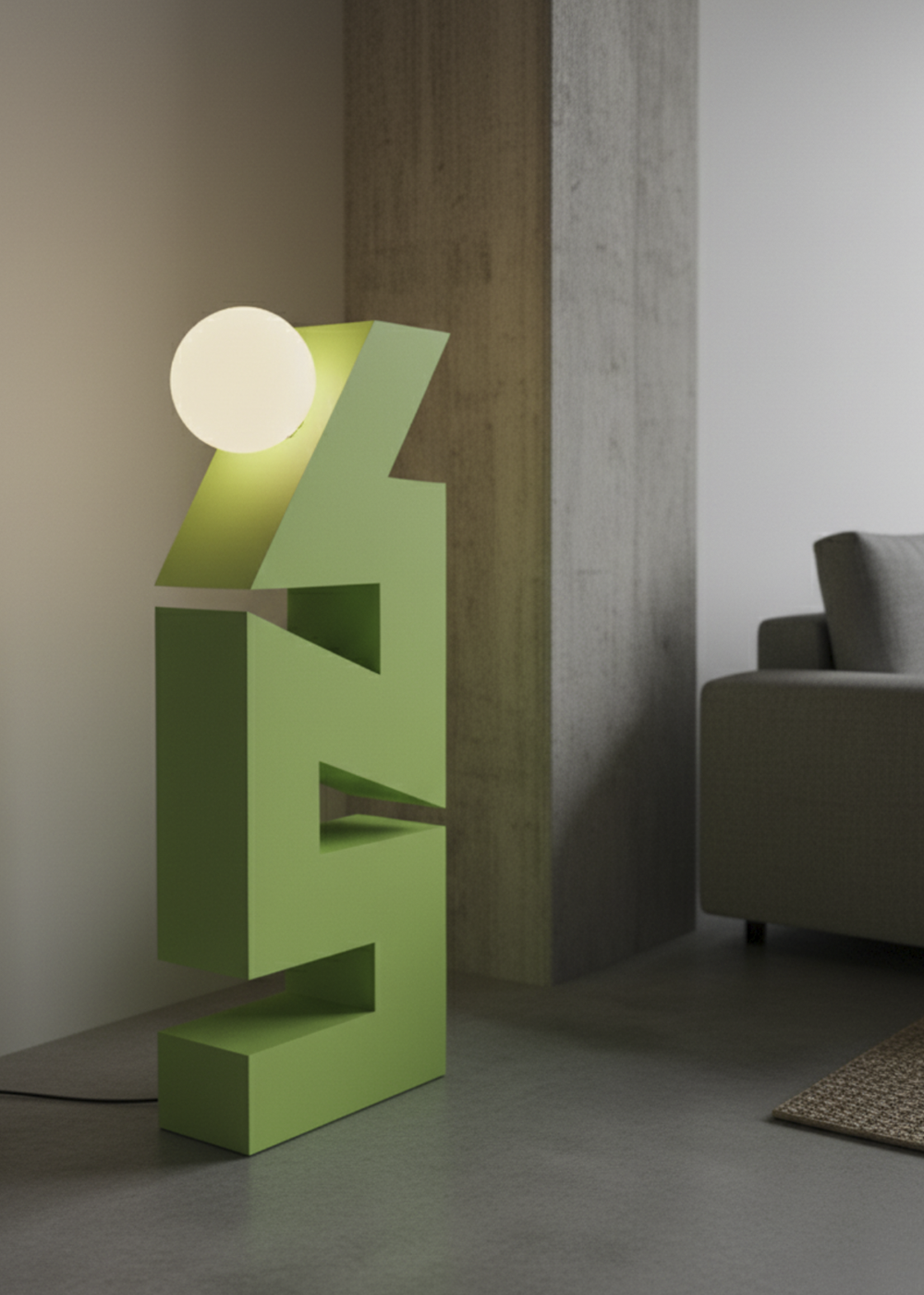 onn ZAG - Tasarım Lambader - LIME