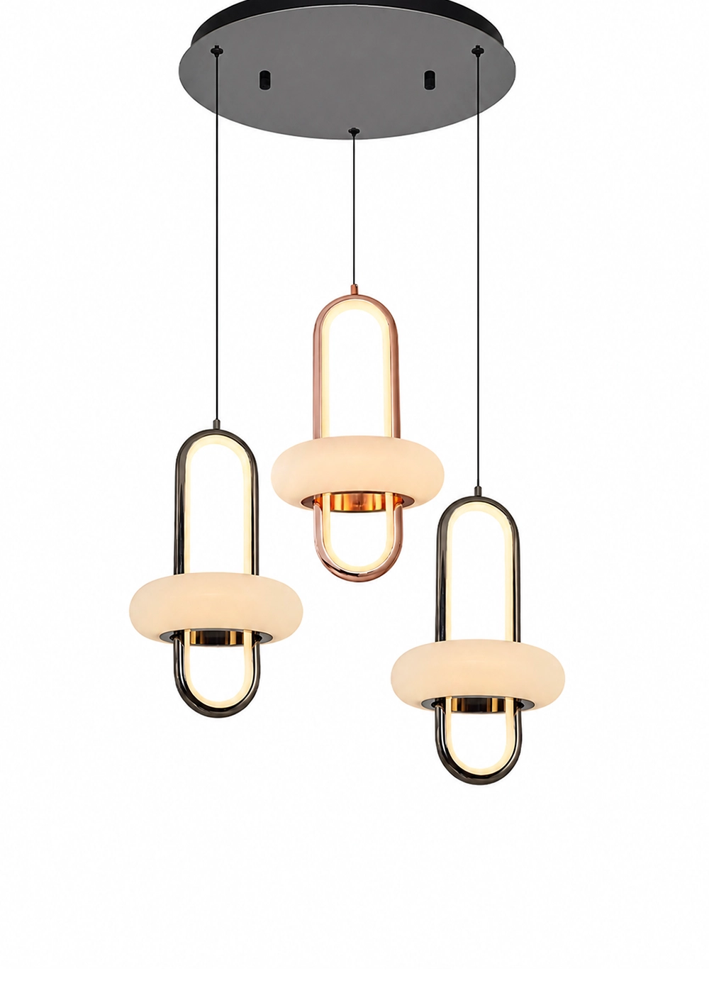 Oxia 3'lü Sarkıt Mix – Modern LED Sarkıt Avize