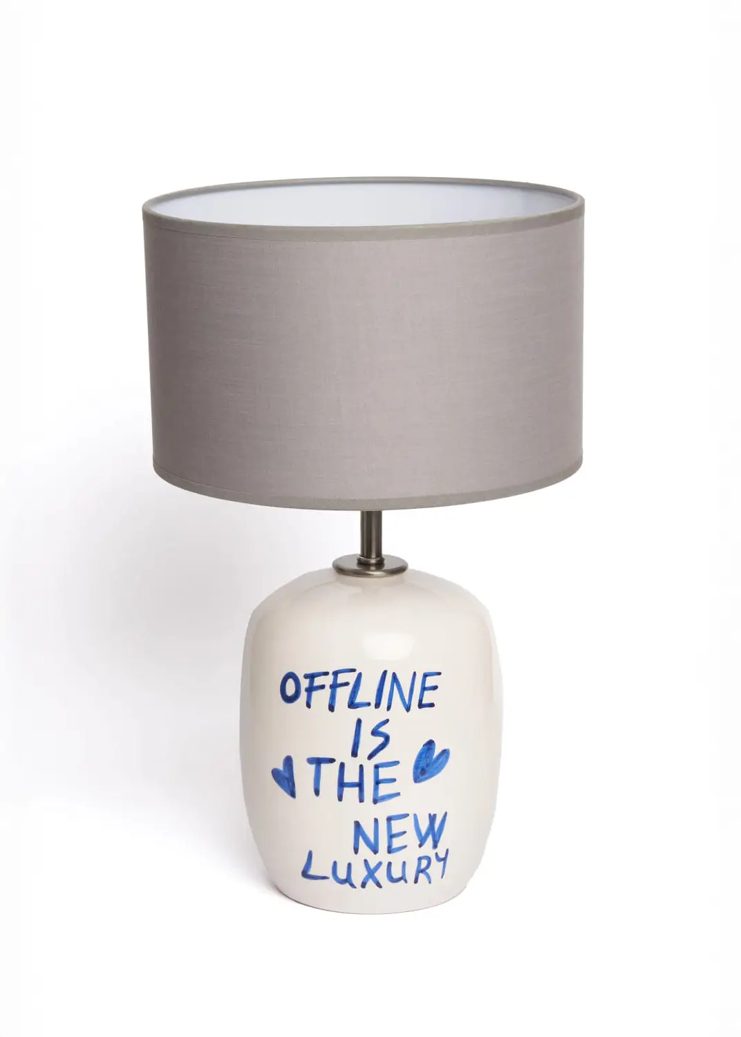 New Luxury Desenli Seramik Abajur