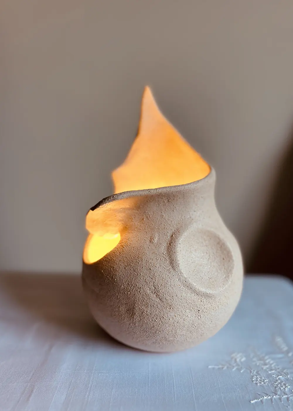 Seramik Amorf Abajur