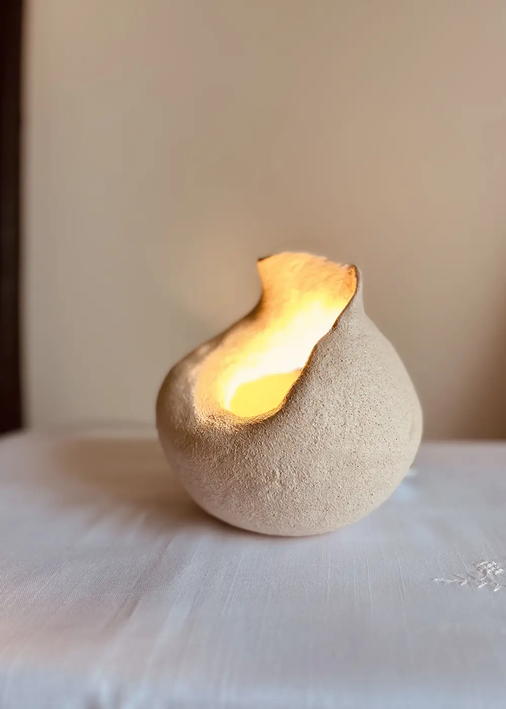 Seramik Deniz Kabuğu Abajur